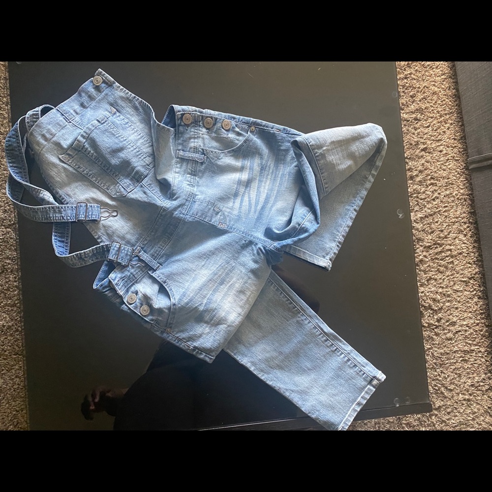 Overalls Large Womens light wash Jeans